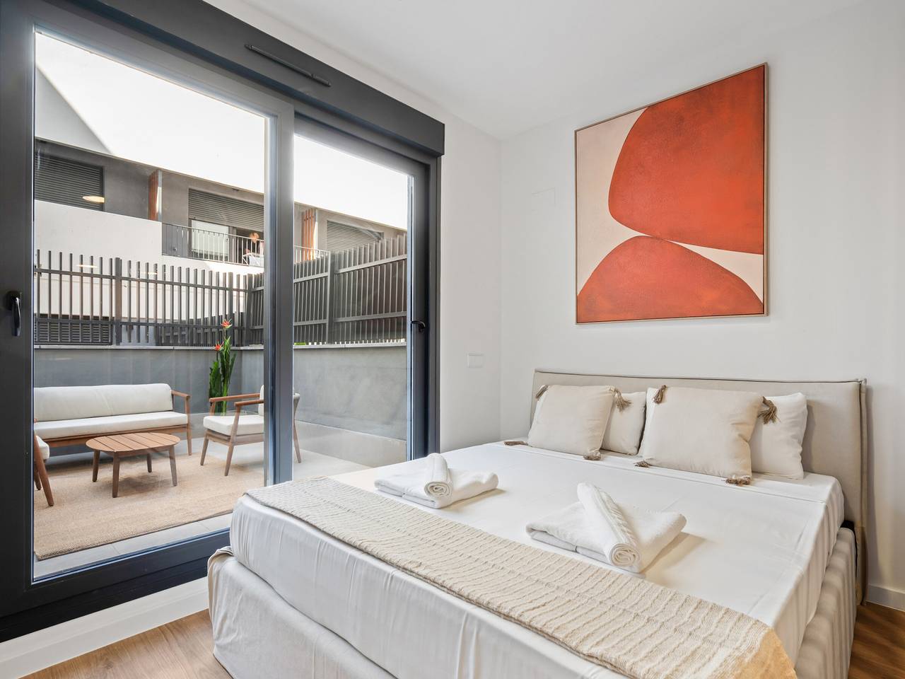 Ganze Wohnung, Klimatisiertes Apartment für 4 Pers. mit Parkplatz in San Sebastián de los Reyes, Madrid Province