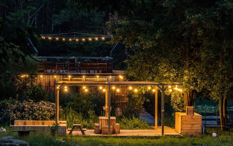 Boot für 4 Personen, mit Sauna und Garten sowie Whirlpool in Polen