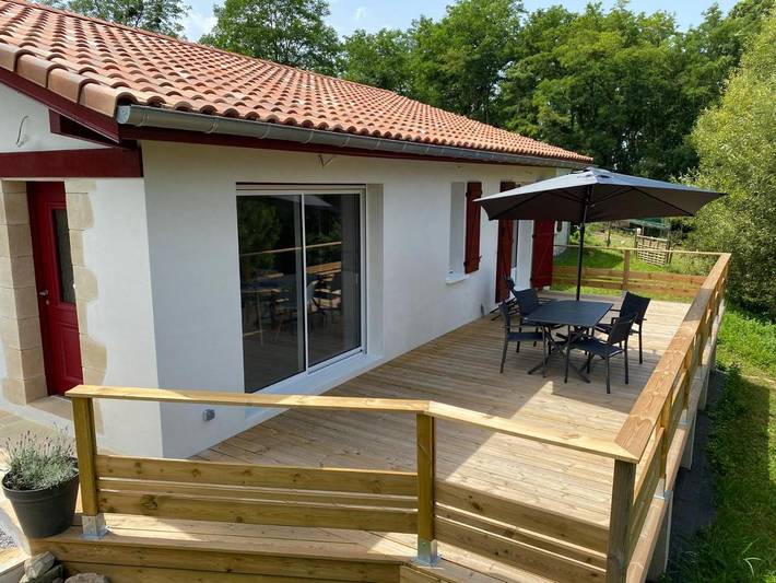 Maison de vacances pour 4 personnes, avec jardin