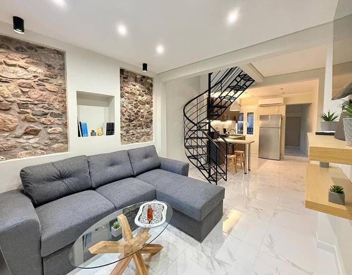 Vakantieappartement voor 5 personen, met terras in Lesbos