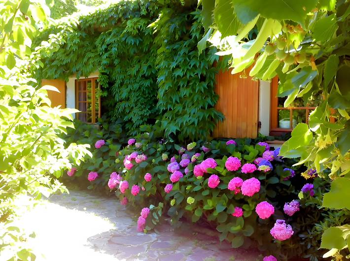 Vakantiehuis voor 2 personen, met Tuin