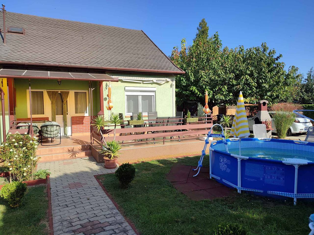 Ferienhaus mit Pool, Klimaanlage und Wlan in der Nähe vom Strand  in Siofok, Siófok und Umgebung