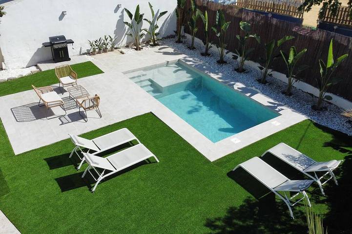 Maison de vacances pour 8 personnes, avec jardin à San Juan Playa