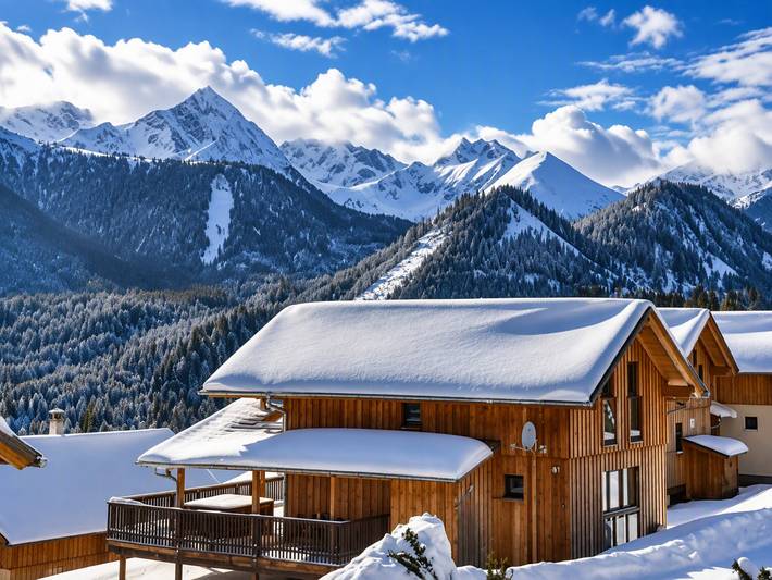 Chalet für 8 Personen, mit Sauna und Balkon/Terrasse sowie Whirlpool und Terrasse - 1