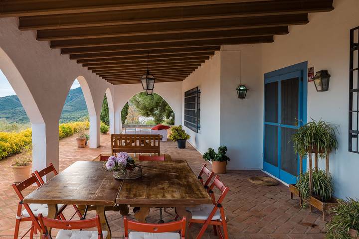 Casa de vacaciones para 8 personas, con Vistas al mar y Balcón además de Terraza y Jardín en Burriana