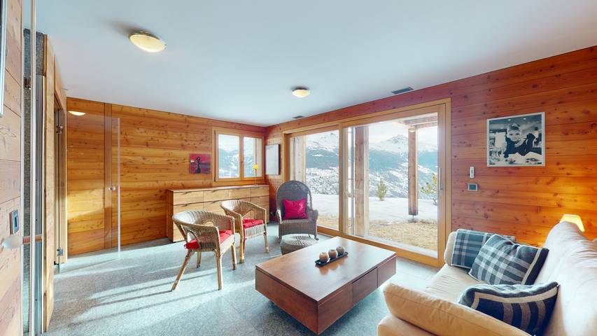 Location de vacances pour 12 personnes, avec jardin ainsi que sauna et jacuzzi à Hérémence - 3