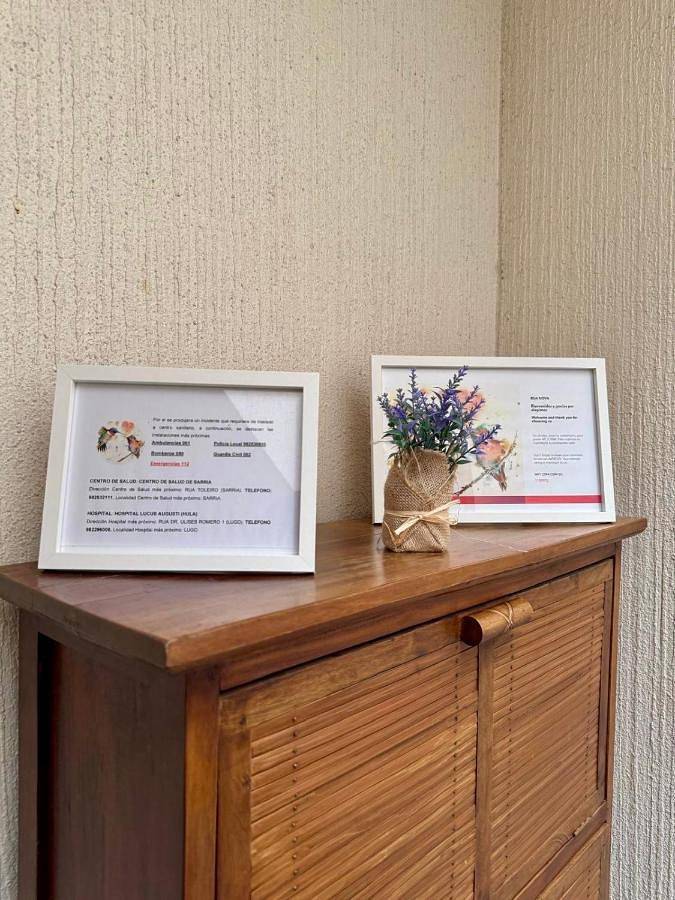 Apartamento para 2 personas, con vistas y terraza en Sarria