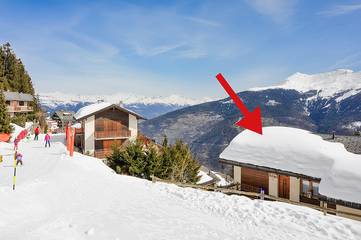 Gîte pour 8 personnes, avec vue et terrasse, animaux acceptés dans Les Collons