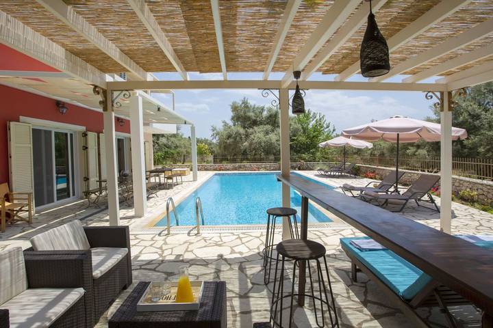 Villa für 10 Personen, mit Garten und Pool, mit Haustier auf Lefkada - 4