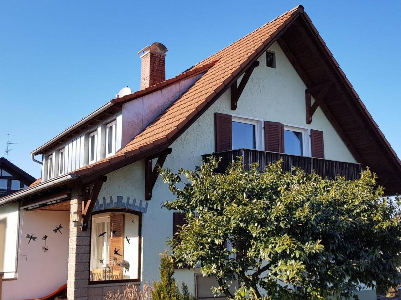 Ganze Ferienwohnung, Ferienhaus Jutta am Bodensee - Ferienhaus, 130qm, 3 Schlafzimmer, Terrasse mit Garten, max. 6 Personen in Uhldingen-Mühlhofen, Region Bodensee-Oberschwaben
