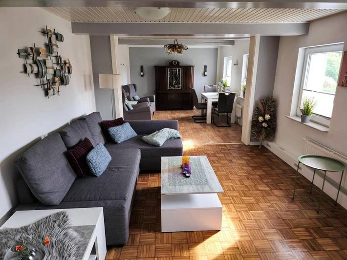 Ferienwohnung für 2 Personen, mit Terrasse und Garten sowie Ausblick in Stexwig