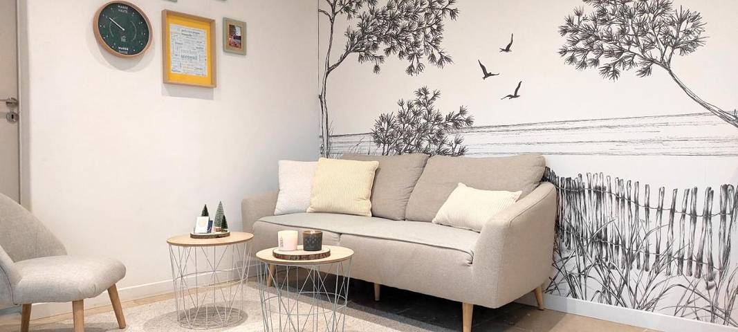 Gîte pour 2 personnes, avec Balcon ainsi que Terrasse et Vue à La Richardais - 3