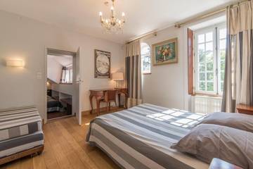 Maison d’hôte pour 4 personnes, avec vue et bassin pour enfant ainsi que piscine et jardin, animaux acceptés à Corsept