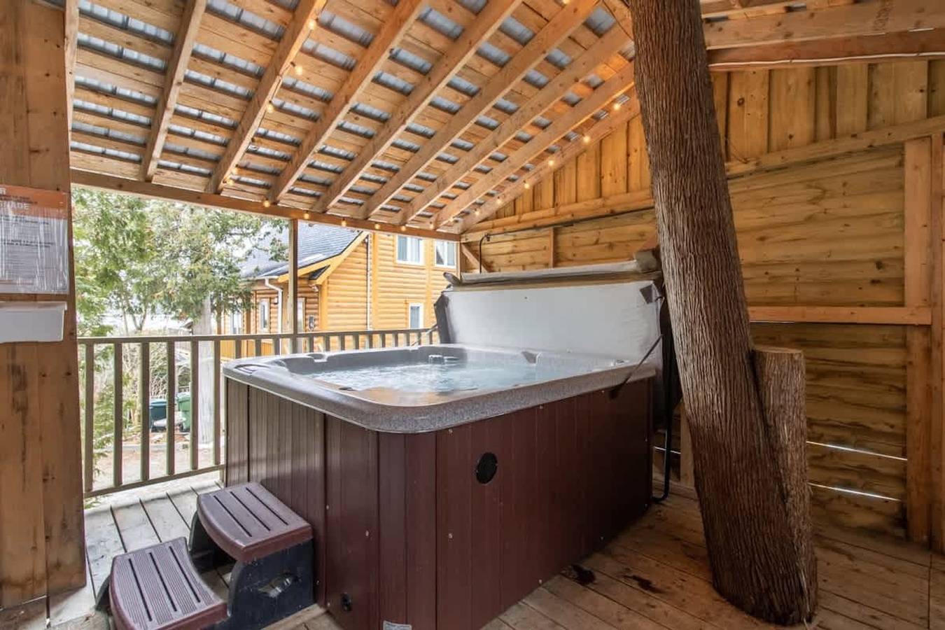 Rustic chalet with View and Spa in Le Massif