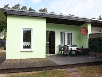 Ferienhaus für 4 Personen, mit Terrasse und Garten am Plauer See