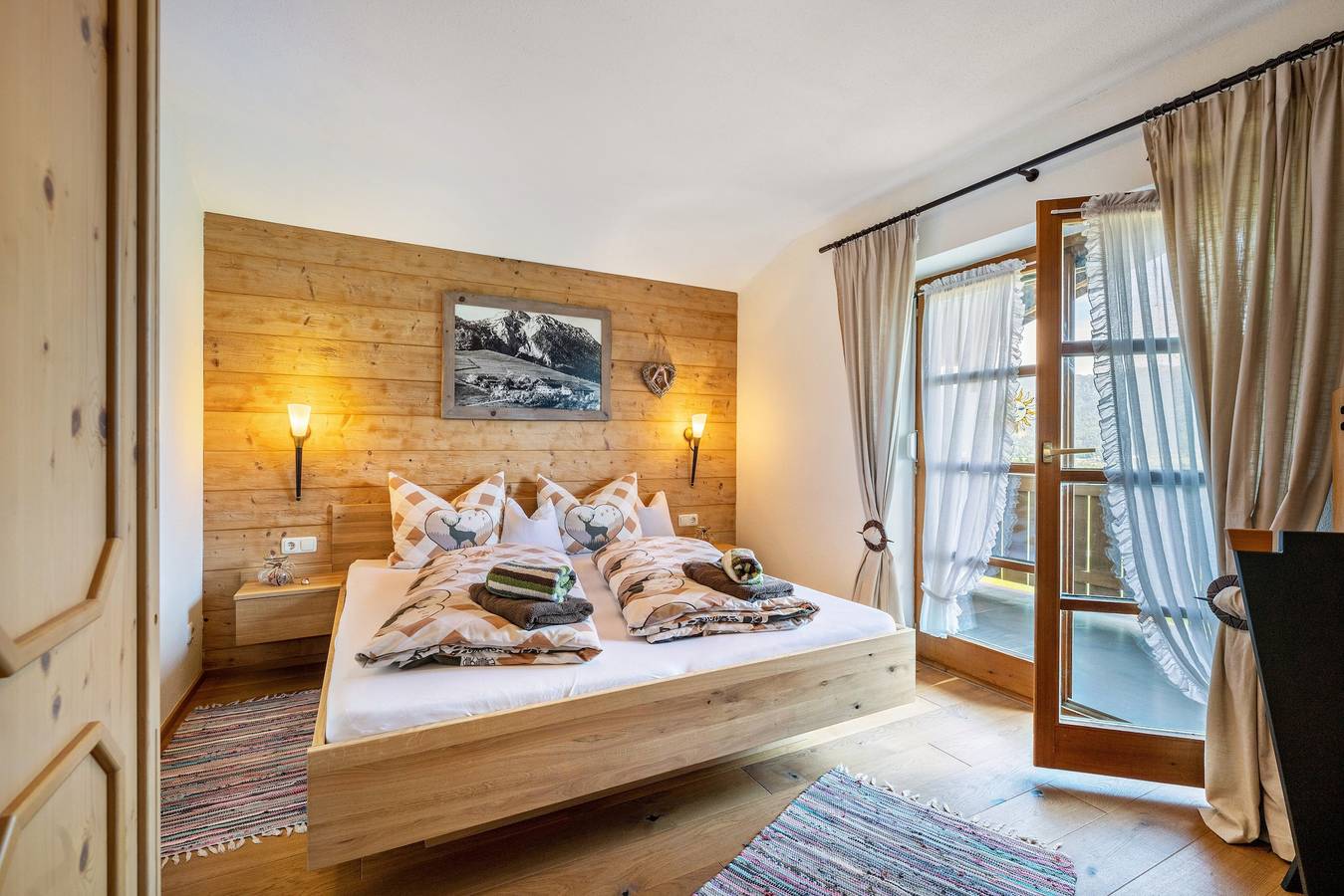 Ganze Wohnung, Ferienwohnung 'Steinbacher' mit Bergblick, Balkon und Wlan in Inzell, Bayerische Alpen