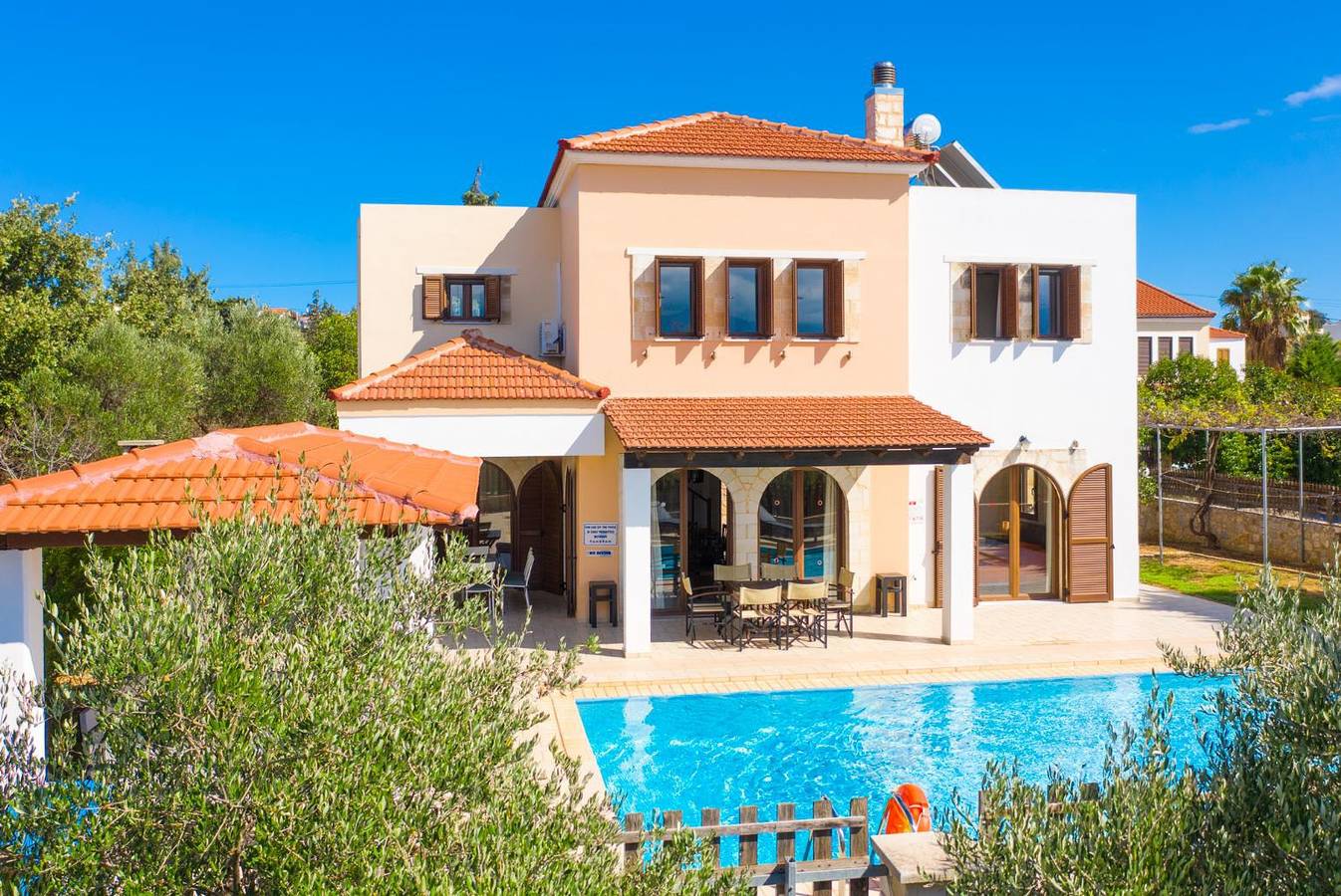 Villa für 7 Personen mit Garten in Kefalas, Vamos
