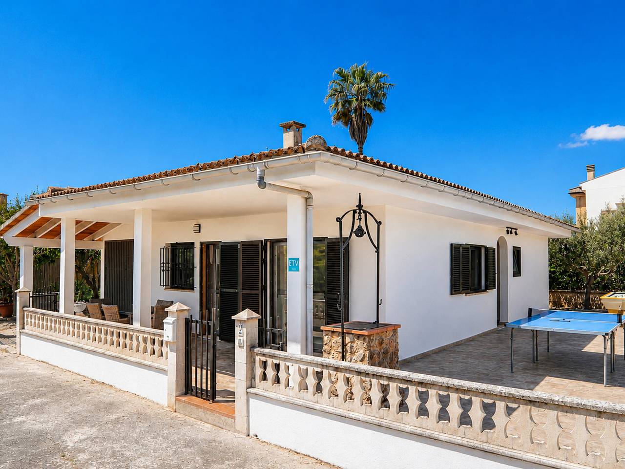 Elegantes Chalet in Playa de Muro, nah am Strand und Natur in Playa de Muro, Muro