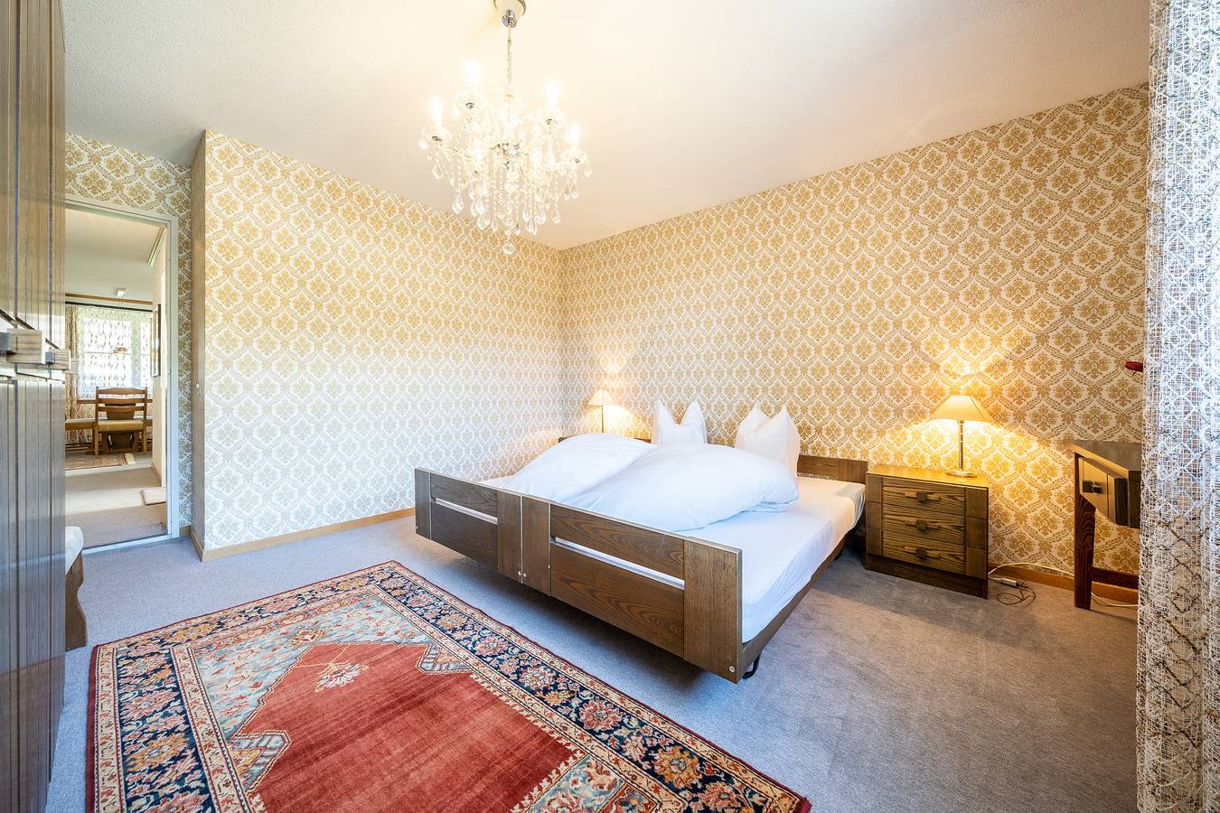 Ganze Wohnung, 7202 Zweckmäßig eingerichteten Wohnung mit gedecktem Balkon in Vulpera, Tarasp