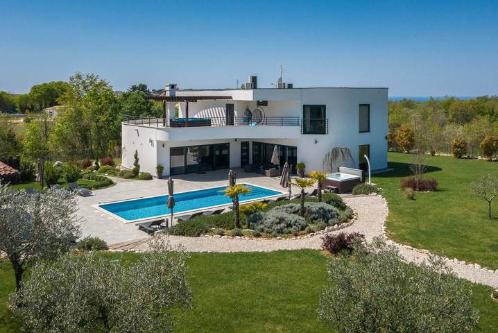 Villa Divine Estate mit Pool in Jursici, Svetvinčenat