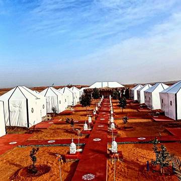Gîte pour 2 personnes, avec vue et jardin, adapté aux familles dans Merzouga