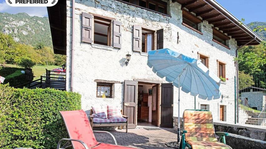 Ferienwohnung für 4 Personen, mit Garten am Idrosee
