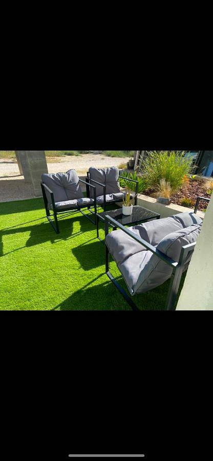 Appartement de vacances pour 4 personnes, avec Terrasse ainsi que Jardin et Vue