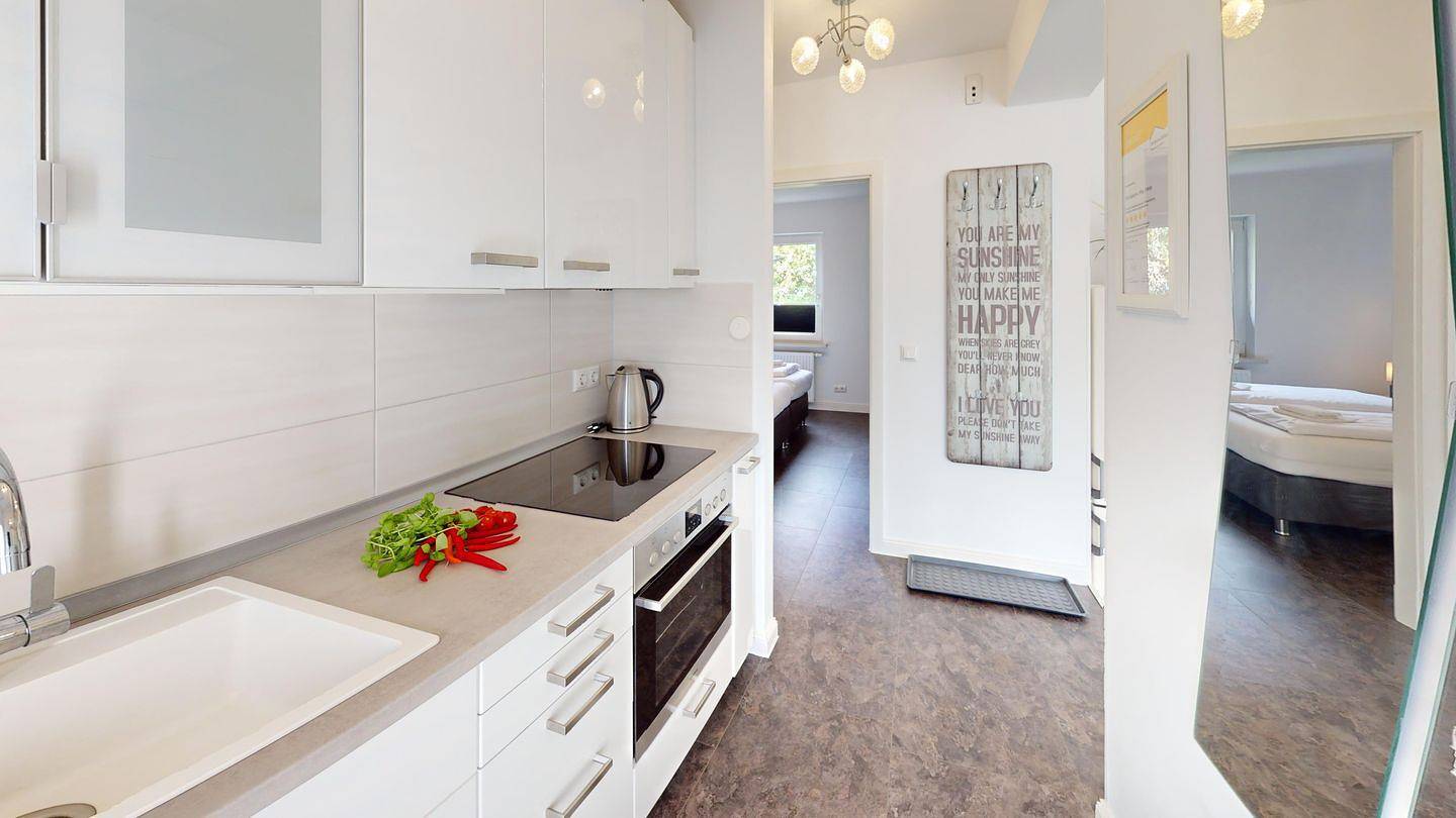 Geheel appartement, Strandnahe Ferienwohnung "Welle" für 5 Gäste mit Terrasse in Grömitz in Grömitz, Kreis Ostholstein