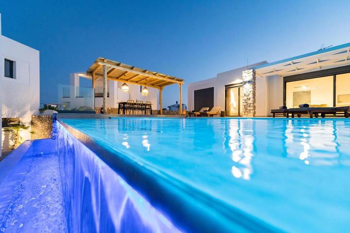 Ferienhaus für 4 Personen, mit Ausblick und Pool sowie Garten in Lachania - 3