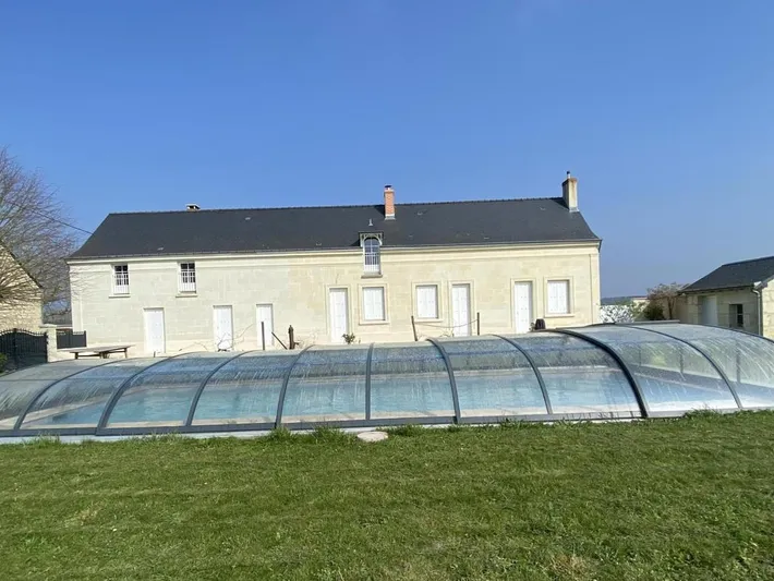 Maison de vacances pour 9 personnes, avec terrasse ainsi que jardin et piscine - 1