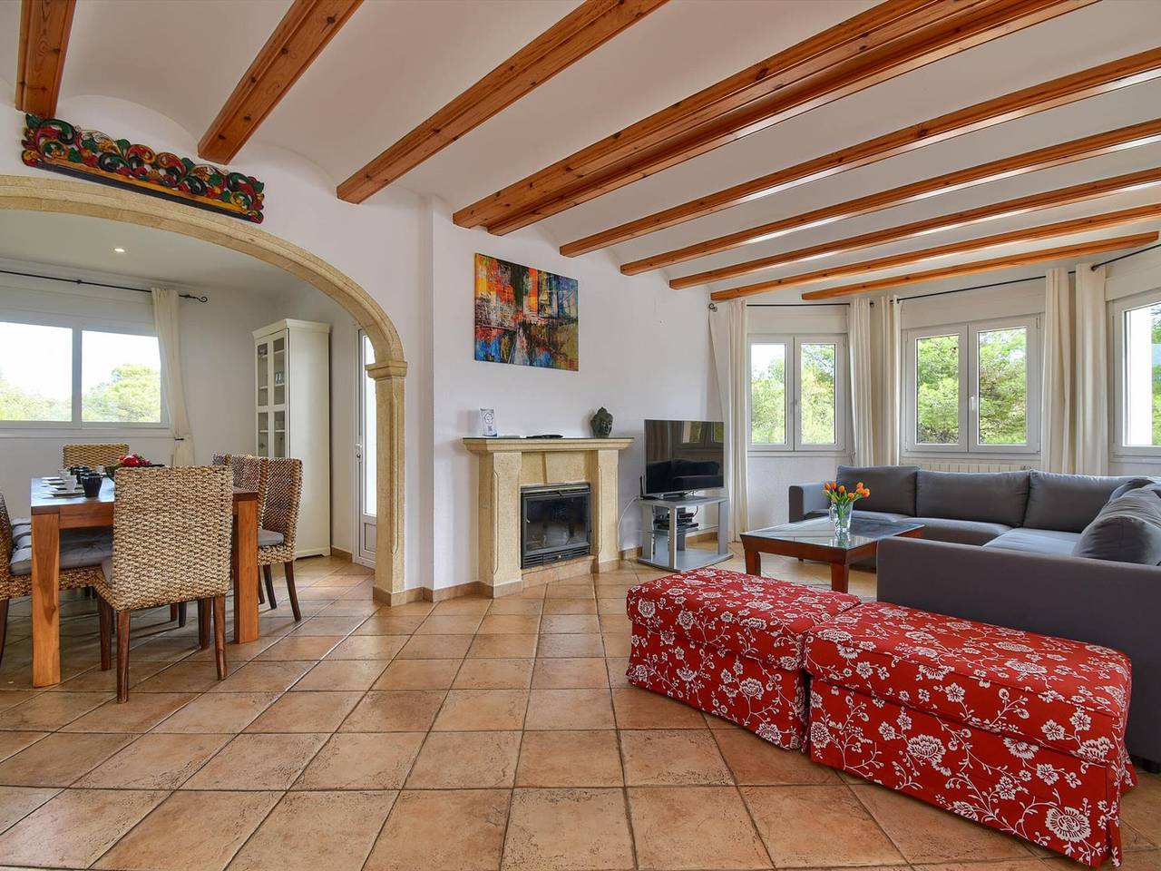 Encantadora villa en Jávea con piscina privada, aire acondicionado y se admiten mascotas in Granadella, Jávea