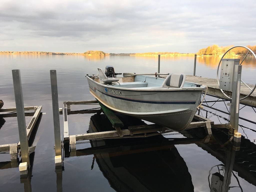 Warme und einladende Hütte am Wissota-See! in Wisconsin