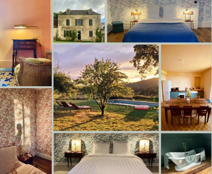 Location de vacances pour 8 personnes, avec jardin et piscine, animaux acceptés à Le Pêchereau - 2