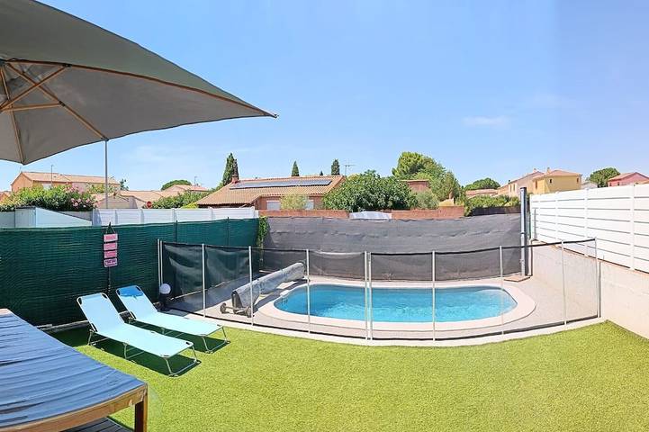 Location de vacances pour 6 personnes, avec Jardin à Paulhan (Hérault)