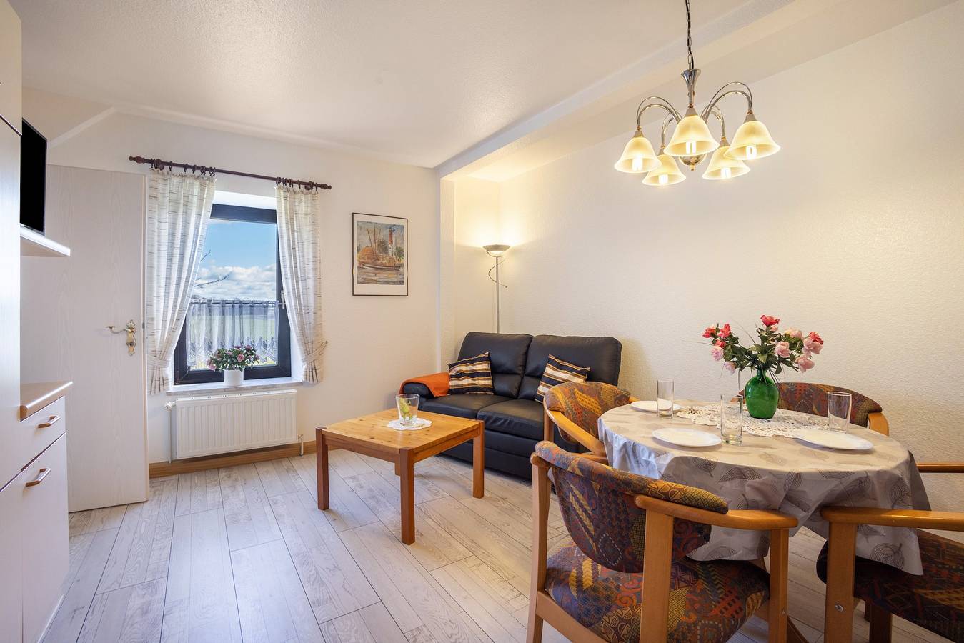 Ganze Wohnung, Ferienwohnung '3-Raum Fw 2' mit Gemeinschaftsgarten und Wi-Fi in Hillgroven, Dithmarschen