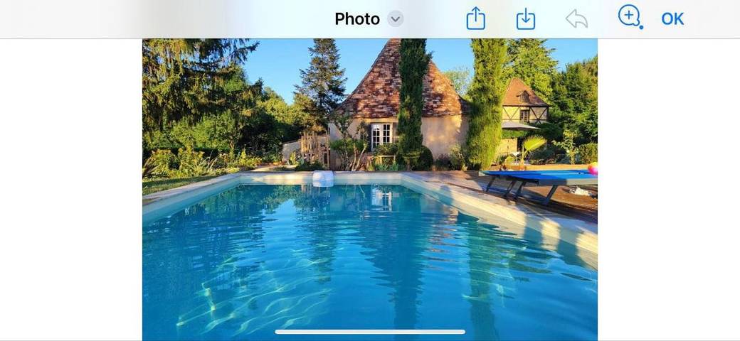 Location de vacances pour 2 personnes, avec piscine et vue ainsi que terrasse et jardin à Pressignac-Vicq - 4