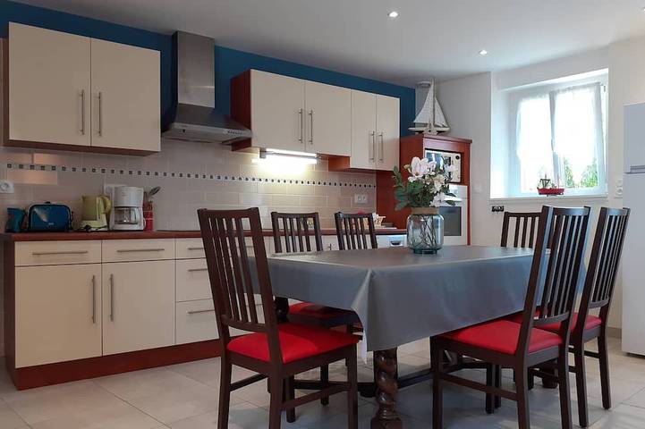 Appartement de vacances pour 5 personnes, avec jardin, animaux acceptés