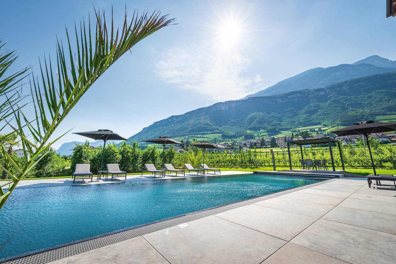 Ganze Wohnung, Ferienwohnung Zwerger 'Süden' mit Balkon, Pool und großer Liegewiese in Tramin an der Weinstraße, Nonsberggruppe