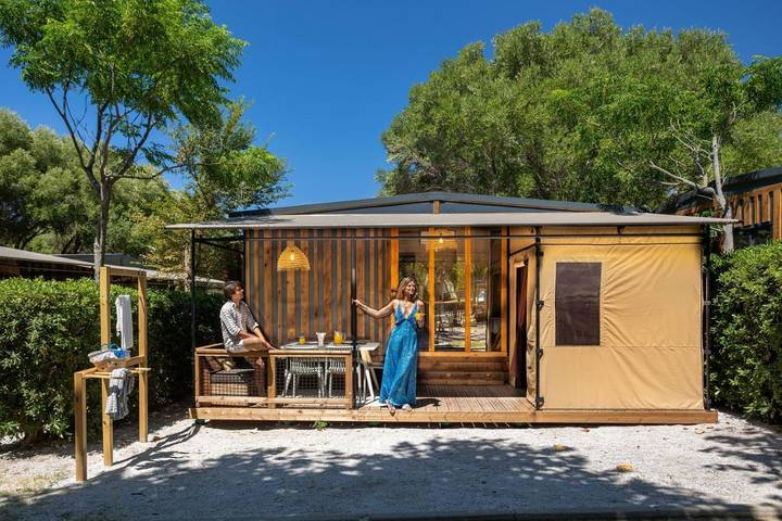 Bungalow für 4 Personen, mit Garten und Pool sowie Terrasse an der Costa de la Luz
