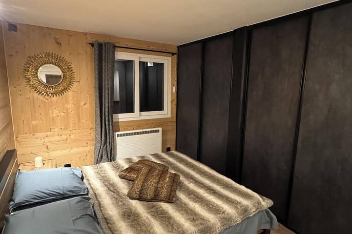 Ganze Wohnung, Quiet apartment with a terrace and mountain views in Sallanches, Pays du Mont-Blanc