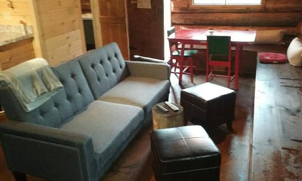 Ruhig, gemütlich, luxuriöse Blockhütte, privater Whirlpool, Brookside in Jackson (NH), White Mountain National Forest