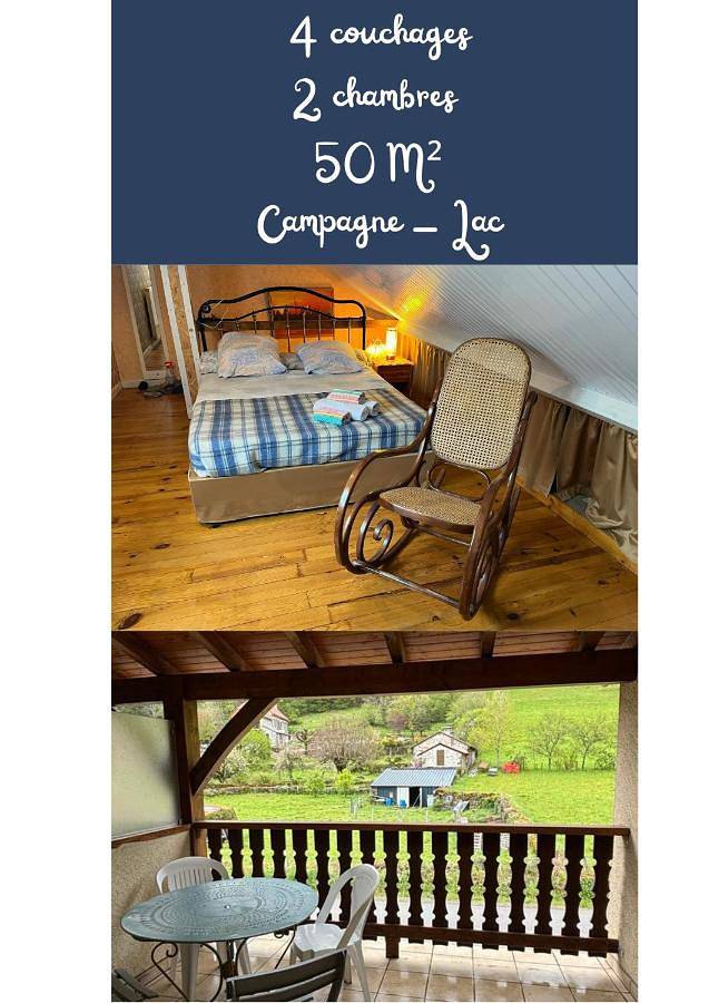 Two-Bedroom House in Lascelle, Région d'Aurillac