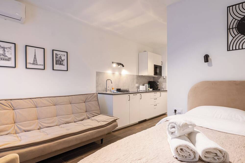 Geheel appartement, Zygmunta Standard Studio in Gliwice, Silezië