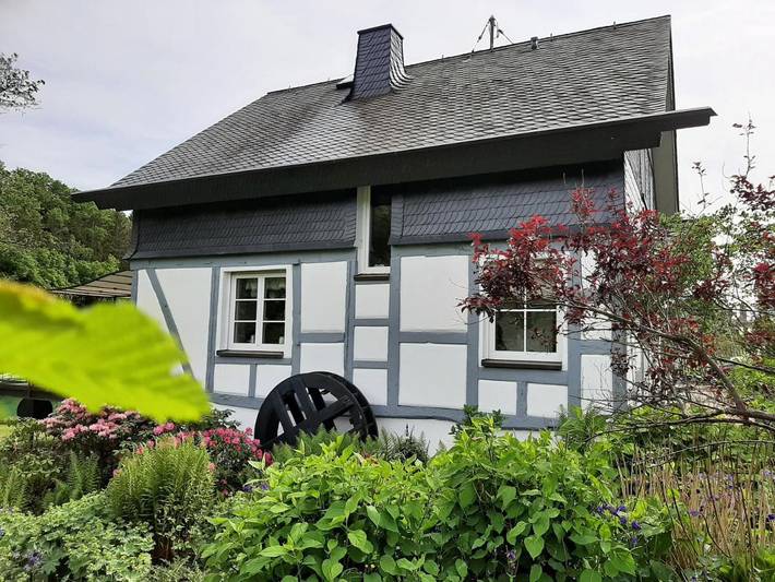 Ferienhaus für 4 Personen, mit Balkon und Terrasse sowie Ausblick