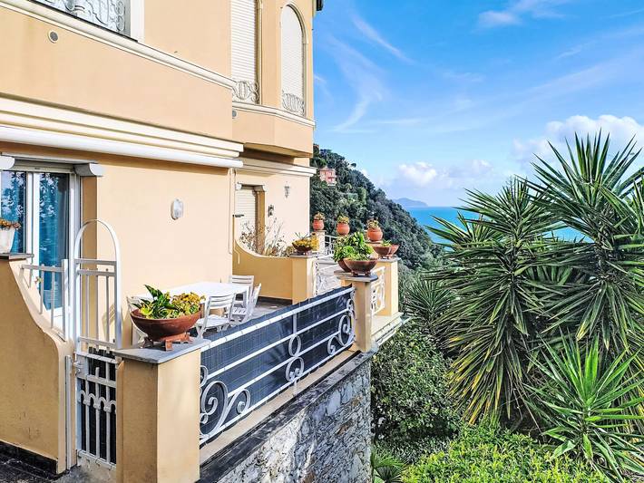 Gîte pour 2 personnes, avec terrasse à Zoagli