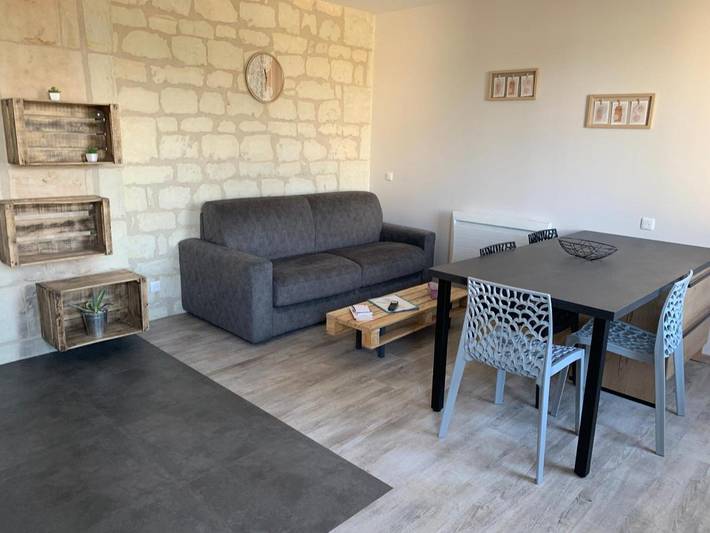 Appartement de vacances pour 4 personnes, avec vue ainsi que jardin et terrasse