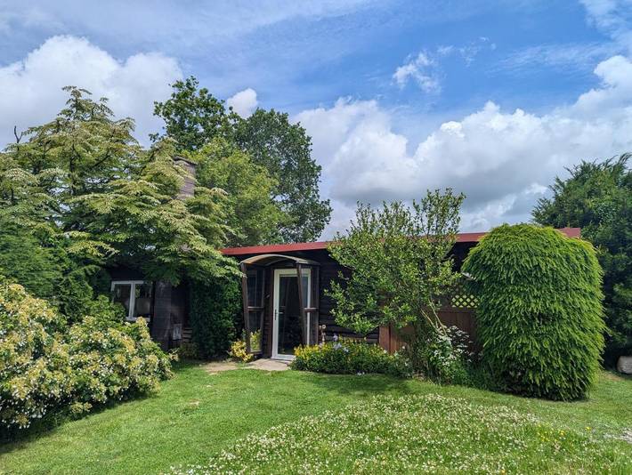 Ferienhaus für 3 Personen, mit Terrasse und Garten