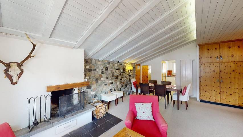 Ferienwohnung für 4 Personen, mit Balkon in Samedan - 3