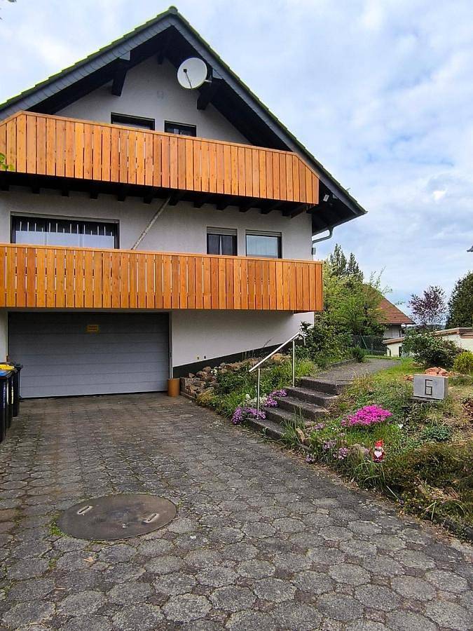 Ferienwohnung für 3 Personen, mit Balkon und Ausblick