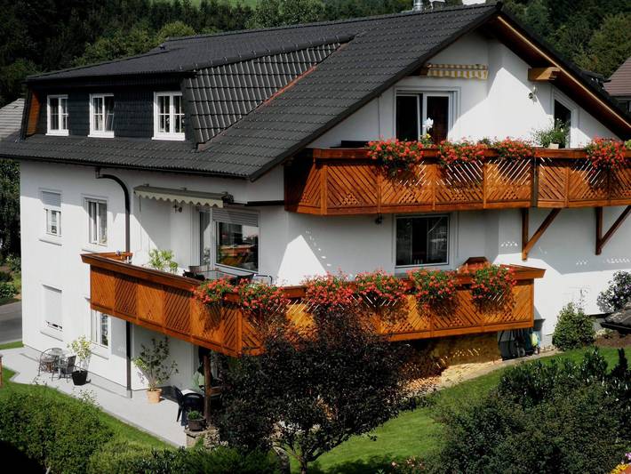 Pension für 4 Personen, mit Terrasse und Garten an der Rhön